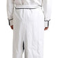 White Linen Belted Robe DG Logo Sleepwear