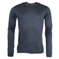 Dark Blue Silk Round Neck Pullover Sweater