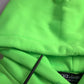 Neon Green Logo Pullover Hooded Sweatshirt Sweater