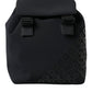 Black Neoprene Nylon DG Logo School Backpack Bag