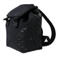 Black Neoprene Nylon DG Logo School Backpack Bag