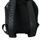 Black Neoprene Nylon DG Logo School Backpack Bag