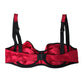 Bordeaux Silk Stretch Balconcino Bra Underwear