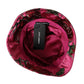 Pink Floral Cap Cotton Bucket Hat Men