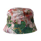 Multicolor Floral Jacquard Bucket Hat Men