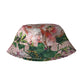 Multicolor Floral Jacquard Bucket Hat Men