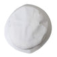 White Cotton Cap Bucket Capello Hat Men