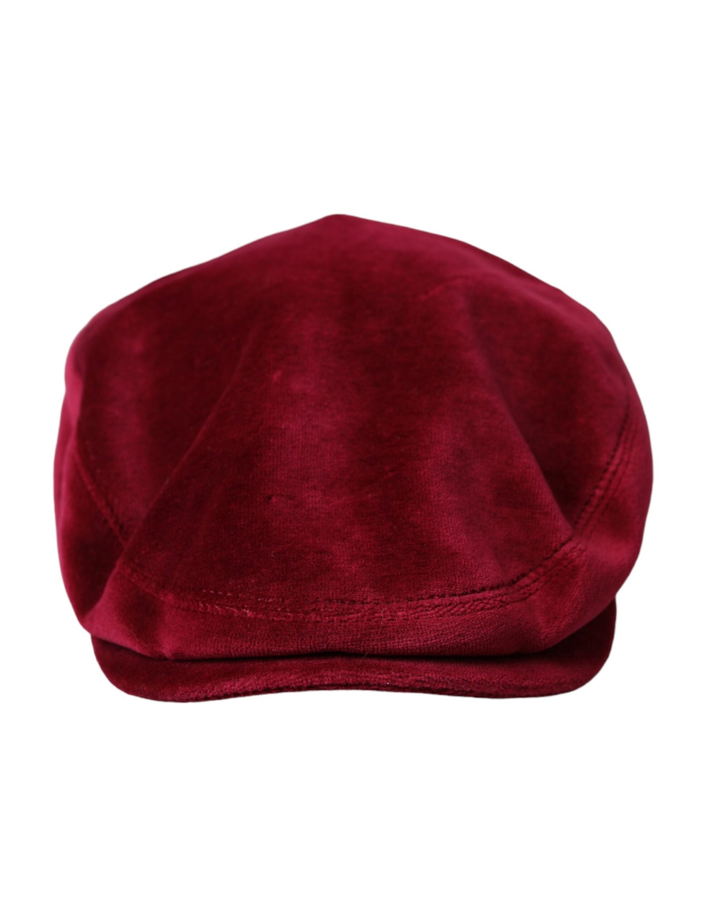 Maroon Velvet Cotton Newsboy Hat Men