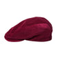 Maroon Velvet Cotton Newsboy Hat Men