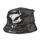 Silver Sequined Nylon Bucket Hat Men