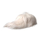 Off White Faux Fur Baseball Hat Men