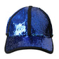 Royal Blue Sequin Baseball Hat Men