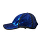 Royal Blue Sequin Baseball Hat Men