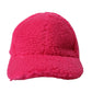 Pink Fleece Plush Baseball Hat Men