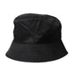 Black Wide Brim Cap Bucket Hat Men