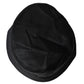 Black Wide Brim Cap Bucket Hat Men