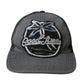 Black Cotton Embellished Baseball Hat Men