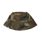 Green Camouflage Cotton Bucket Hat Men