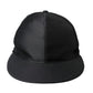 Black Silk Cotton Logo Baseball Hat Men