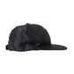 Black Silk Cotton Logo Baseball Hat Men