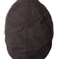 Brown Nylon Cloth Newsboy Hat Men