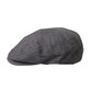 Gray Herringbone Crown Newsboy Hat Men