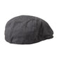 Gray Herringbone Crown Newsboy Hat Men