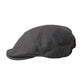 Dark Gray Nylon Cloth Newsboy Hat Men