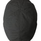 Dark Gray Nylon Cloth Newsboy Hat Men