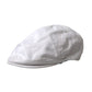 White Cotton Cloth Newsboy Hat Men