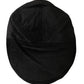 Black Corduroy Crown Newsboy Hat Men