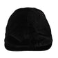 Black Crown Cotton Newsboy Hat Men