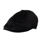 Black Crown Cotton Newsboy Hat Men