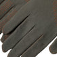 Brown Cotton Stretch Wrist Length Gloves