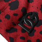 Red Leopard Logo Wrist Length Gloves