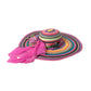 Multicolor Fantasy Wide Brim Floppy Hat