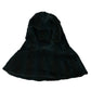Black Weasel Fur Whole Head Wrap Hat