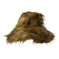 Brown Modacrylic Faux Fur Bucket Hat