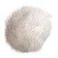 White Acrylic Fur Womens Bucket Hat