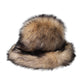 Brown Faux Fur Modacrylic Fedora Hat