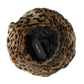 Brown Leopard Fur Women Bucket Hat