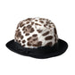 Multicolor Leopard Women Fedora Hat