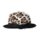 Multicolor Leopard Women Fedora Hat