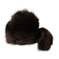 Women Brown Raccoon Fur Bucket Hat