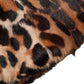 Brown Leopard Fur Women Bucket Hat