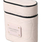 Light Pink Leather Metal Logo Plaque Airpods Case