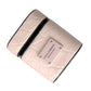 Light Pink Leather Metal Logo Plaque Airpods Case