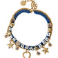 Gold Tone Brass Chain Iam The Star Bracelet