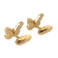 Gold Tone Brass Butterfly Enamel Men Cufflink