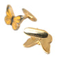 Gold Tone Brass Butterfly Enamel Men Cufflink